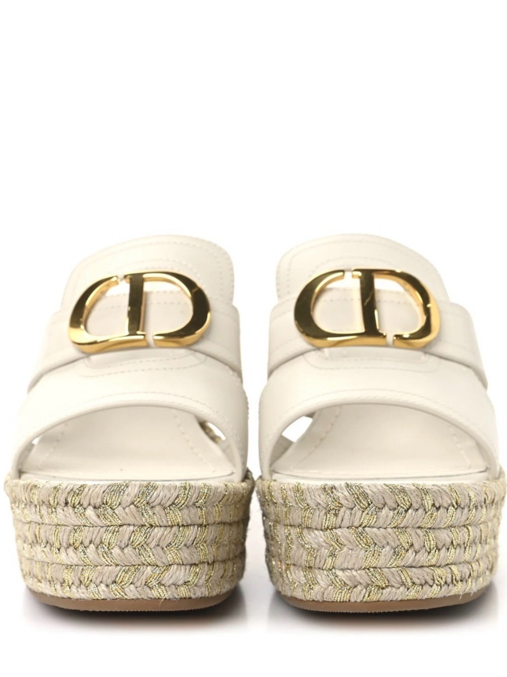 Christian Dior 30 Montage Wedge Off-White NIB sz 41.5 - Picture 3 of 6
